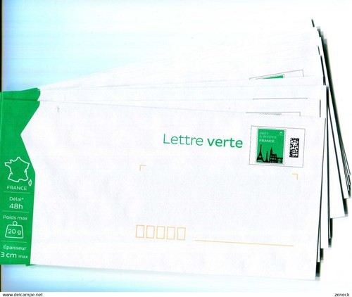 Prêt poster lettre verte - lettre,