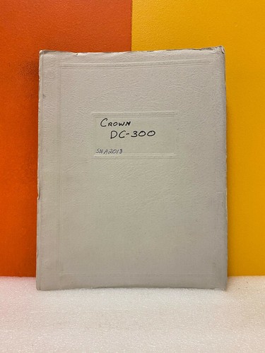 Crown a2018 300 channel - a2018, dc-300