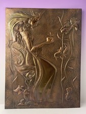 tableau en cuivre repoussé