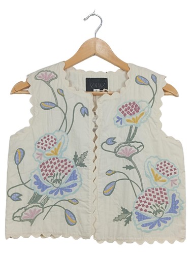 Zara gilet fille - fille, beige