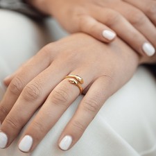 Bague empilable en argent
