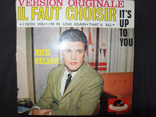 Vinyl tours rick nelson - vinyl,