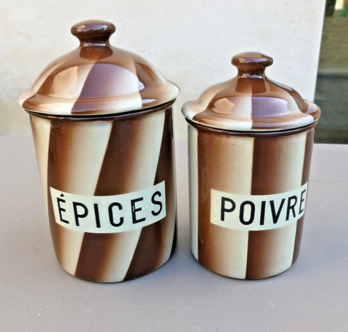 Pots épices tole - pots,