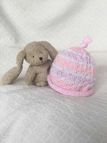 Chapeau lutin bébé rose