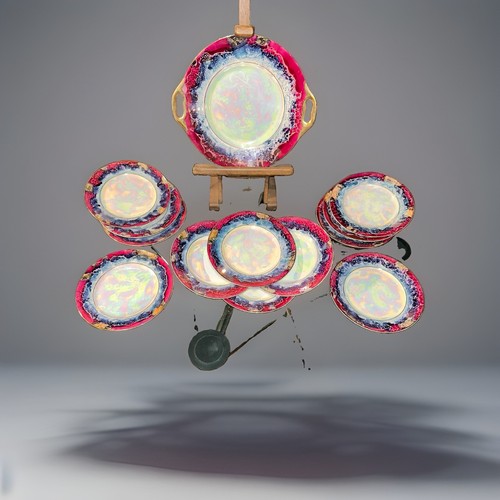 Lot assiettes service - , à