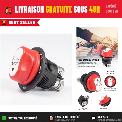 Coupe circuit batterie - coupe,