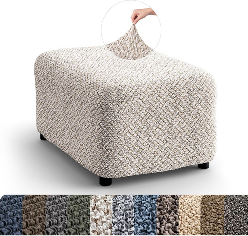 Ottoman slipcover stretch - ottoman,