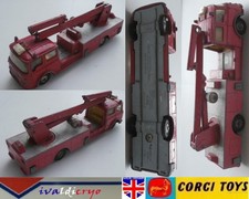 bedford simon snorkel fire engine corgi toys major 1127 gt britains