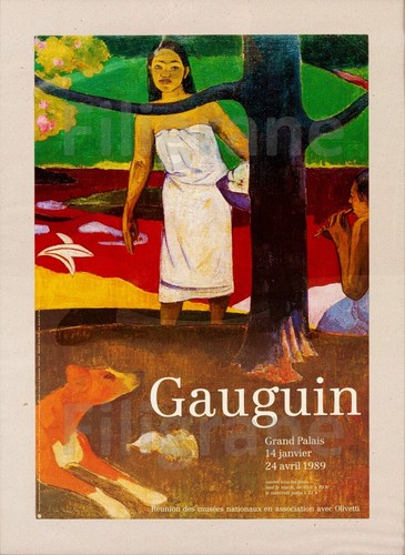 Gauguin expo 1989 rvgq poster - 1989, rvgq-poster