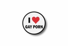 Patch badge ecusson brode imprime thermocollant biker i love gay porn