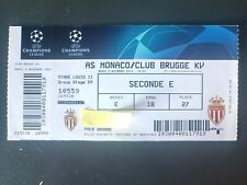  AS MONACO VS BRUGGE KV ticket CHAMPIONS LEAGUE 2018 2019 BELGIQUE 