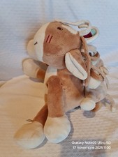 Doudou peluche cheval Pinto