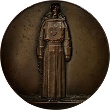 Algeria, Médaille, Charles de Foucauld, Missionnaire au Sahara, 1916, Dammann