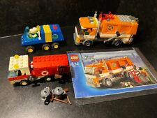 SUPER LOT LEGO CAMION DE TRI / POUBELLE 6564-1, 6668, 7991 COMPLET 100%