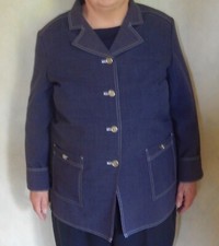 veste femme en tissu couleur