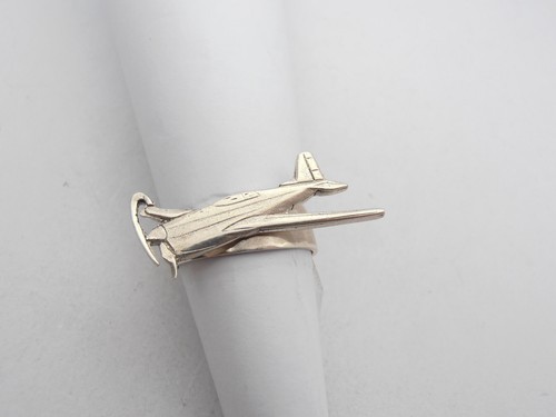 Aéronef bague argent - bague,