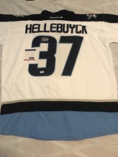 Connor Hellebuyck Signed