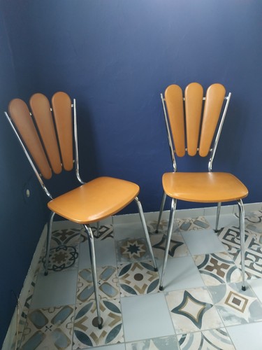 Lot chaises pétale - de, 2