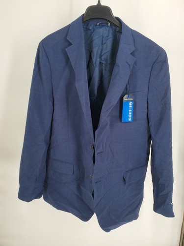 Nautica blazer mens 44l blue - nautica,