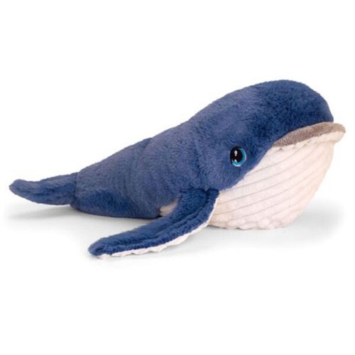 Doudou peluche baleine - , bleue