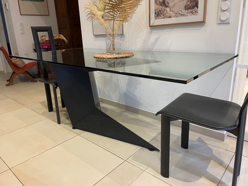 Table manger verre - table,