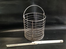 Panier corbeille vide poche déco  panier à oeufs cylindrique en métal nov20A