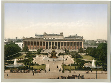  Allemagne, Berlin, Museum und Lustgarten mit Denkmal Friedrich Wilhelm III vint