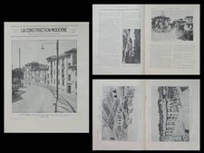 LA CONSTRUCTION MODERNE n°27 1930 HBM MARSEILLE, CASTEL BOSSUT HUOT SENES 