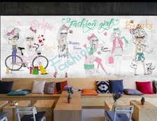 Vélo fille 3D ZHU1215 papier