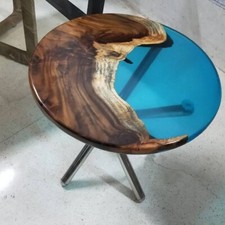 18 " Époxy Rond Table Top / Époxy Café Décor Maison Résine Table Top