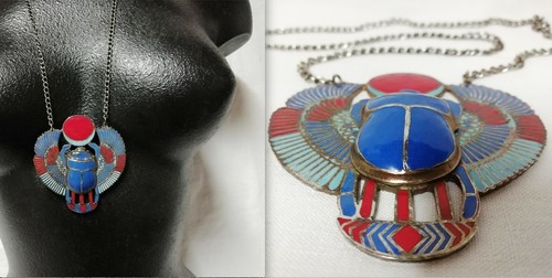 Ancien collier pendentif - ,