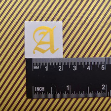 3Pcs DIY Gold guitar logo