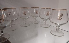 6 Verres à cognac cristal