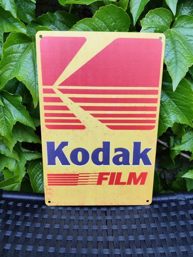 Plaque métal kodak publicité - plaque,