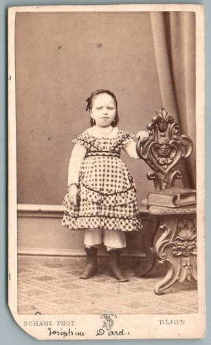 Cdv 1870 petite - cdv, fille