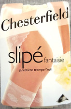 Collant Chesterfield Slipé fantaisie voile 20D Taille 1 FR36/38 UK8.5 USA/D34/36