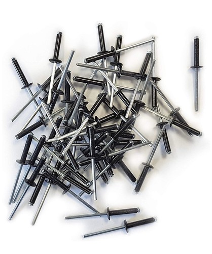 250 rivets pop noir pour - rivets,