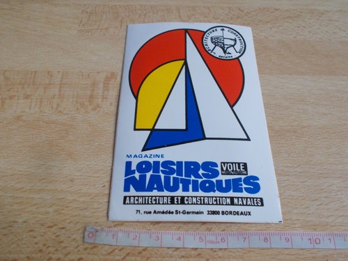 Autocollant magazine voile - autocollant,