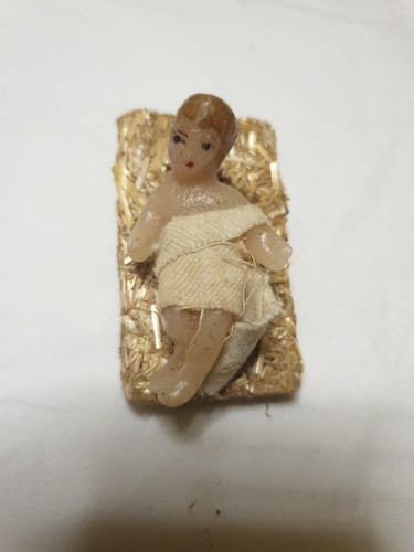 Ancien enfant jésus cire - jésus,
