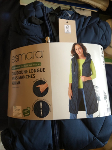 Doudoune longue style manteau
