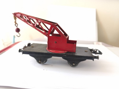 Wagon plateforme grue - plateforme, et