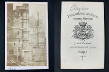 P. Mugnier, France, Angers, Vue. Vintage cdv albumen print, CDV, tirage albumi