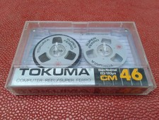 RARE TOKUMA CM 46 Reel To Reel Super Ferro Blank Audio Cassette Tape Japan
