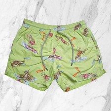 Vilebrequin short de bain Homme Grenouilles Rare Conception Vert Mer Poches