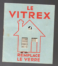 publicité vieux papiers VITREX  coverture avec fenètres   (P44342)