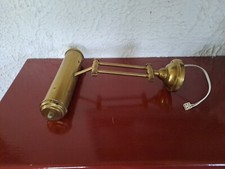 Lampe de bureau vintage, laiton, banquiers, laboratoires assureurs piano lampe