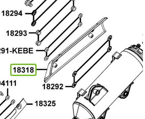 Couvercle silencieux kymco - silencieux,