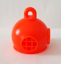 CASQUE DE SCAPHANDRIER ORANGE FLUO PLAYMOBIL...
