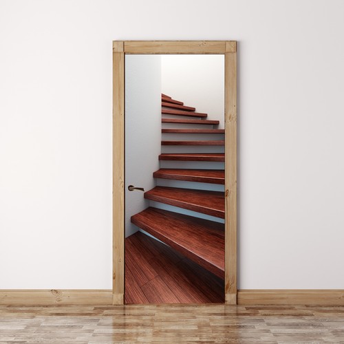 Escalier bois spirale - en, en