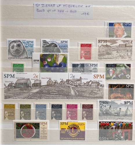 Timbres saint pierre - timbres,